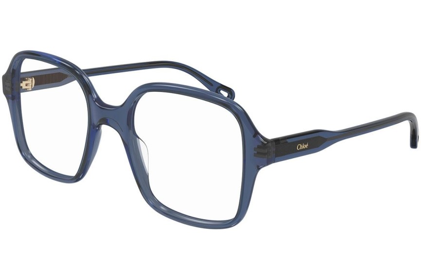 Okulary korekcyjne Chloe CH0126O 007 Oversize Niebieskie