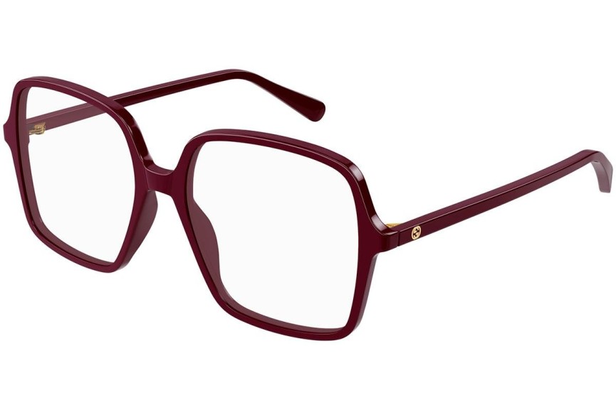Okulary korekcyjne Gucci GG1003O 005 Kwadratowe Czerwone