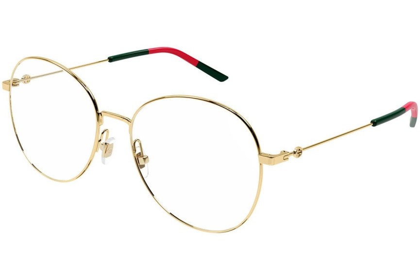 Okulary korekcyjne Gucci GG1201O 001 Okrągłe Złote