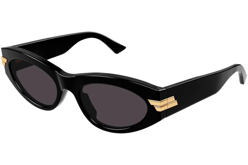Okulary przeciwsłoneczne Bottega Veneta BV1189S 001 Kocie oczy Czarne