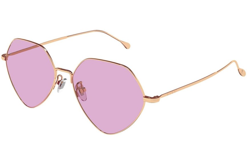 Okulary przeciwsłoneczne Gucci GG1182S 004 Nieregularny Złote