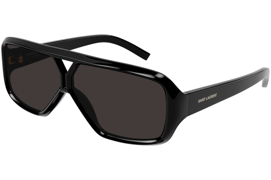 Okulary przeciwsłoneczne Saint Laurent SL569Y 001 Pilotki (Aviator) Czarne