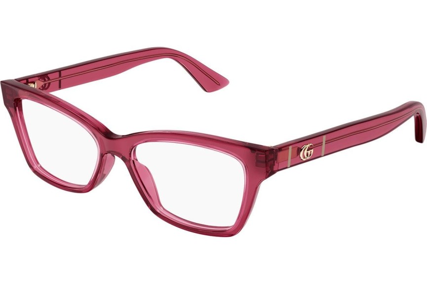 Okulary korekcyjne Gucci GG0634O 010 Kocie oczy Różowe