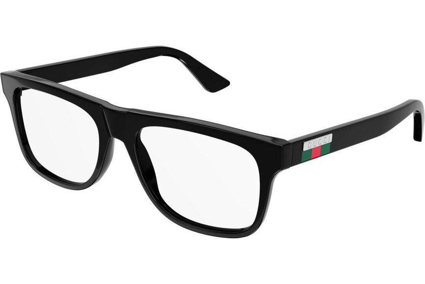Okulary korekcyjne Gucci GG1117O 001 Kwadratowe Czarne
