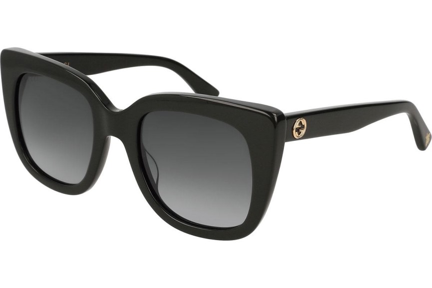 Napszemüvegek Gucci GG0163SN 001 Cat Eye Fekete