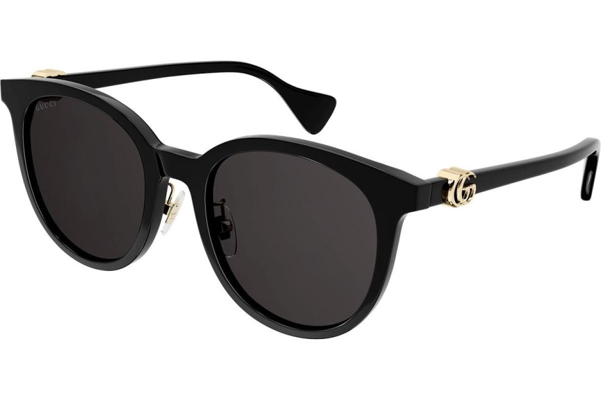 Okulary przeciwsłoneczne Gucci GG1073SK 001 Kocie oczy Czarne