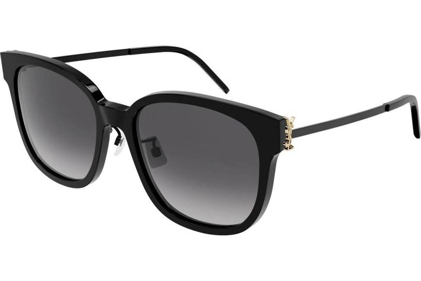 Okulary przeciwsłoneczne Saint Laurent SLM48S_C/K 002 Kocie oczy Czarne