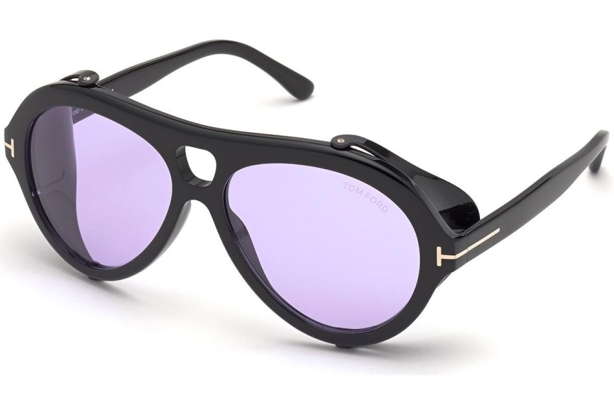 Okulary przeciwsłoneczne Tom Ford FT0882 01Y Pilotki (Aviator) Czarne