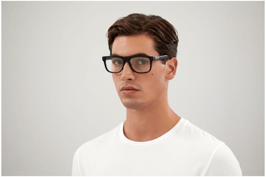 Okulary korekcyjne Gucci GG1117O 001 Kwadratowe Czarne