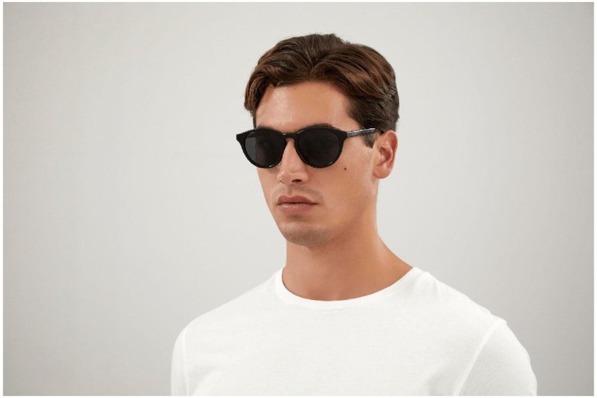 Okulary przeciwsłoneczne Gucci GG1119S 001 Okrągłe Czarne
