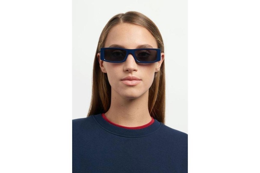 Okulary przeciwsłoneczne Tommy Jeans TJ0092/S PJP/IR Prostokątne Niebieskie