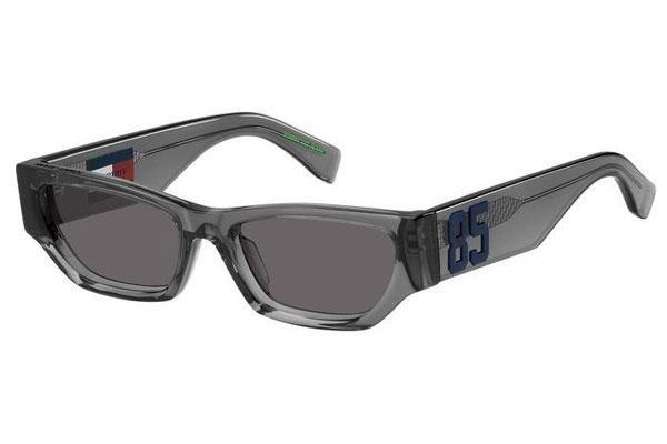 Okulary przeciwsłoneczne Tommy Jeans TJ0093/S KB7/IR Kocie oczy Szare