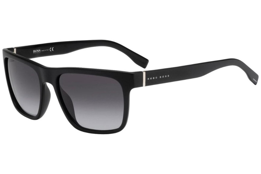 Okulary przeciwsłoneczne BOSS BOSS0727/N/S 003/9O Polarized Kwadratowe Czarne