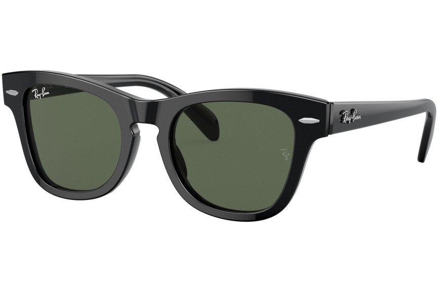 Okulary przeciwsłoneczne Ray-Ban Junior RJ9707S 100/71 Kwadratowe Czarne