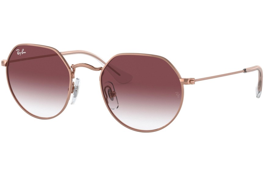 Okulary przeciwsłoneczne Ray-Ban Junior Junior Jack RJ9565S 291/8H Okrągłe Złote