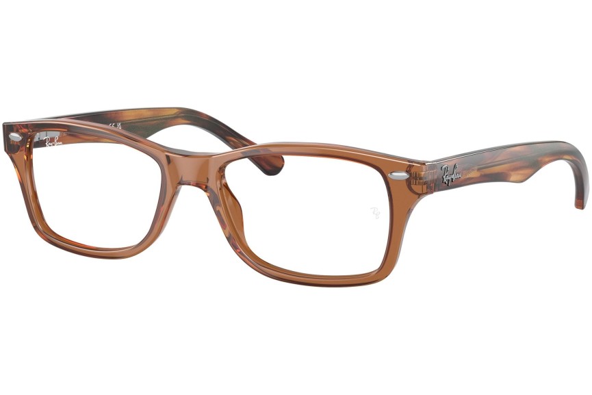 Okulary korekcyjne Ray-Ban Junior RY1531 3923 Prostokątne Brązowe