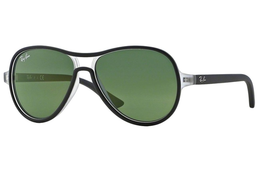Okulary przeciwsłoneczne Ray-Ban Junior RJ9055S 190/71 Pilotki (Aviator) Czarne