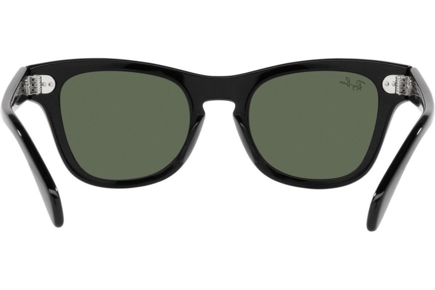Okulary przeciwsłoneczne Ray-Ban Junior RJ9707S 100/71 Kwadratowe Czarne