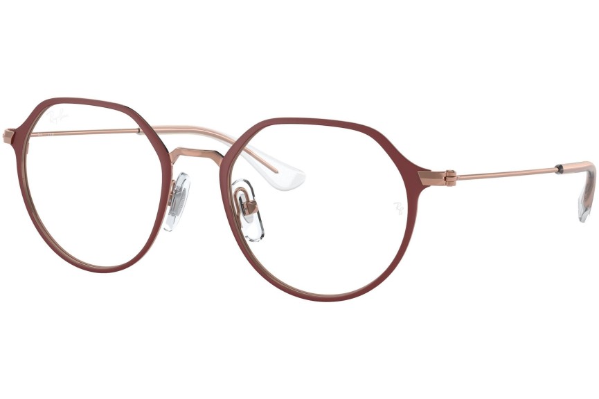 Okulary korekcyjne Ray-Ban Junior RY1058 4077 Okrągłe Czerwone