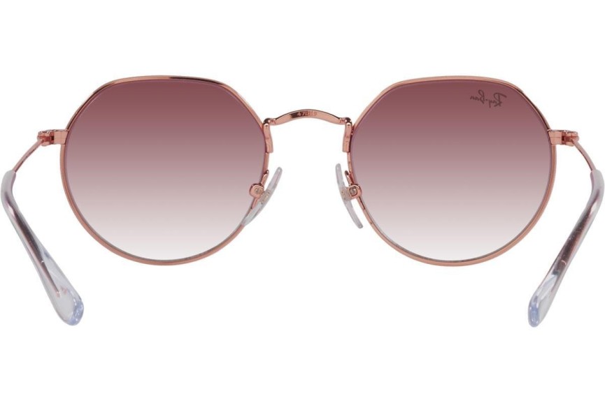 Okulary przeciwsłoneczne Ray-Ban Junior Junior Jack RJ9565S 291/8H Okrągłe Złote