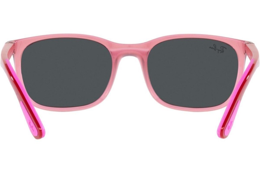 Okulary przeciwsłoneczne Ray-Ban Junior RJ9076S 712587 Prostokątne Różowe