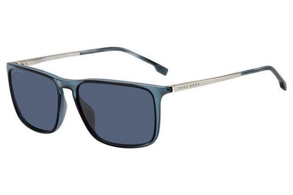 Okulary przeciwsłoneczne BOSS BOSS1182/S PJP/KU Kwadratowe Niebieskie