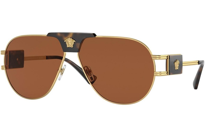 Слънчеви очила Versace Special Project Aviator VE2252 147073 Пилотни Златна