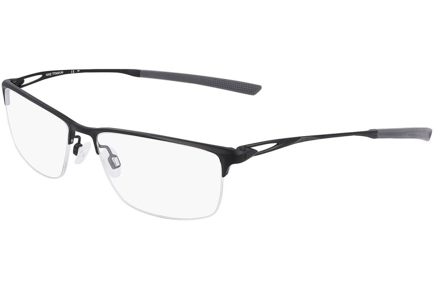 Okulary korekcyjne Nike 6064 001 Prostokątne Szare