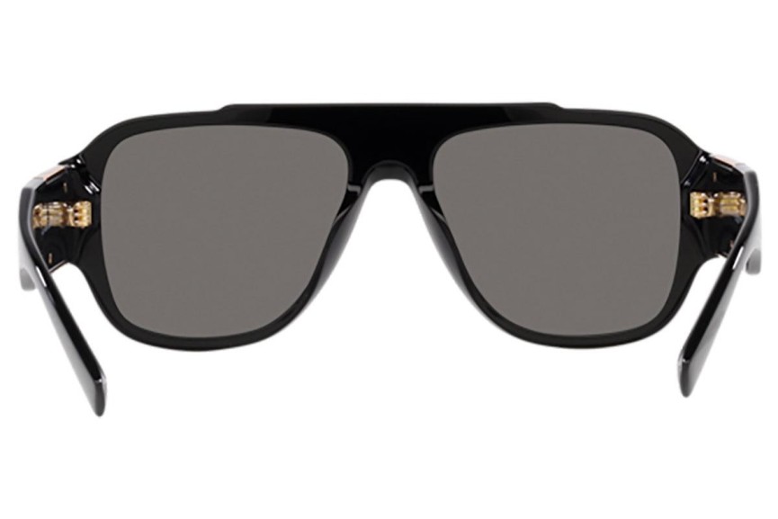 Ochelari de soare Versace Macy'S Aviator VE4436U GB1/81 Polarized Flat Top Negri