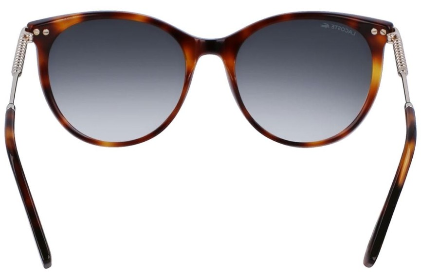 Okulary przeciwsłoneczne Lacoste L993S 214 Okrągłe Havana