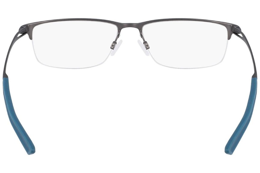 Okulary korekcyjne Nike 6064 074 Prostokątne Srebrne