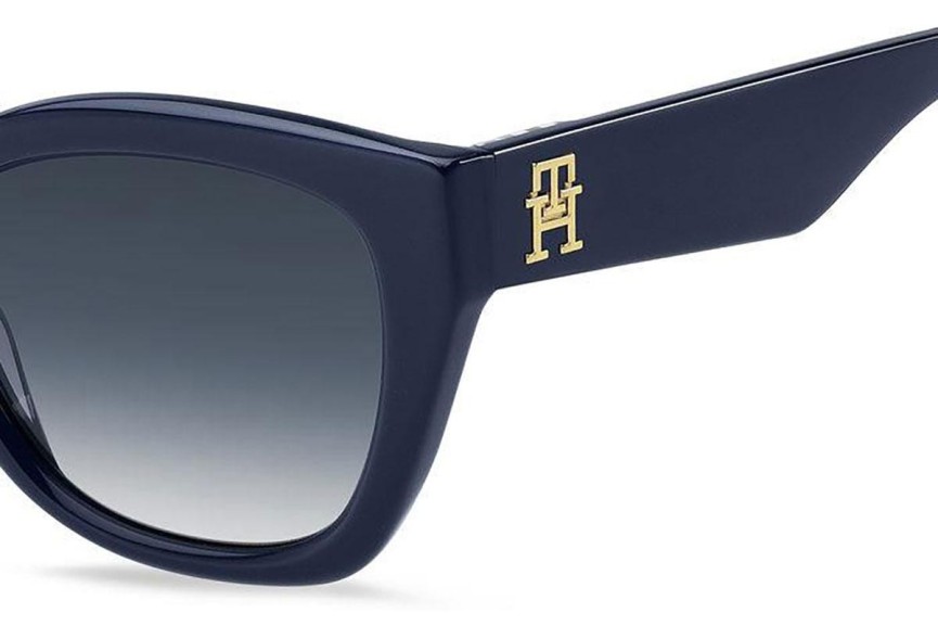 Okulary przeciwsłoneczne Tommy Hilfiger TH1980/S S6F/08 Kwadratowe Niebieskie