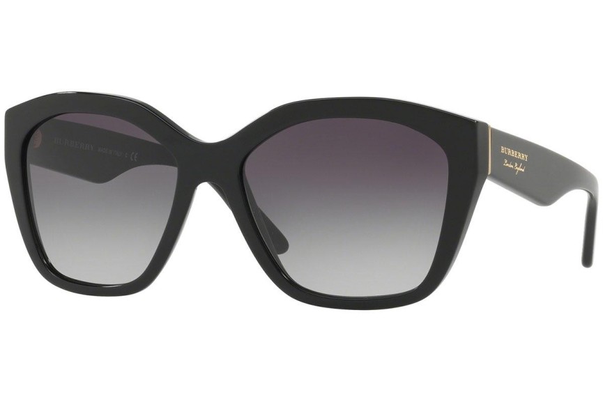 Okulary przeciwsłoneczne Burberry BE4261 30018G Kwadratowe Czarne