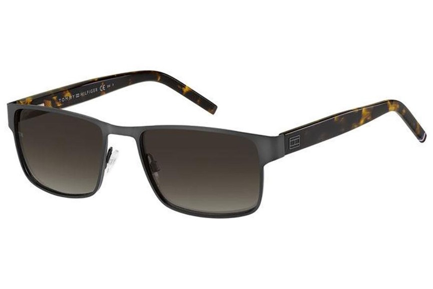 Okulary przeciwsłoneczne Tommy Hilfiger TH1974/S SVK/HA Kwadratowe Srebrne