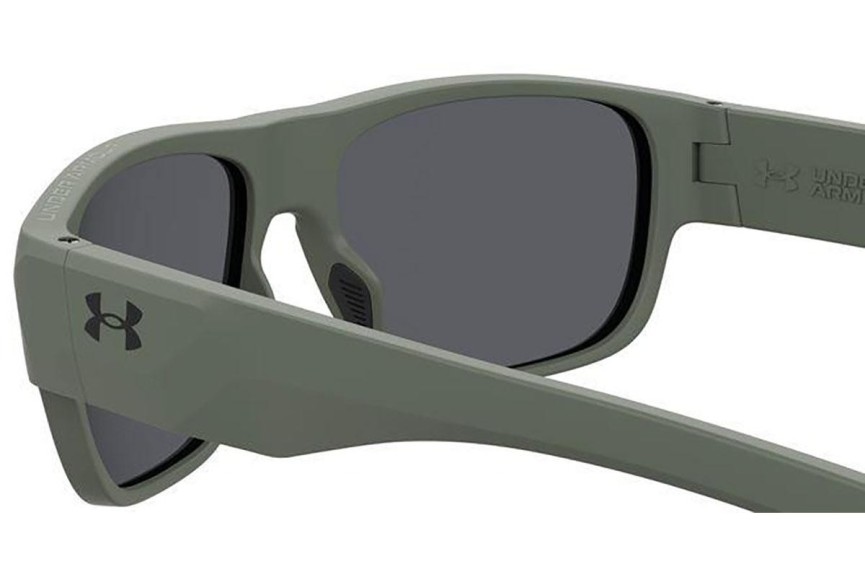 Okulary przeciwsłoneczne Under Armour UASCORCHER SIF/DC Kwadratowe Zielone