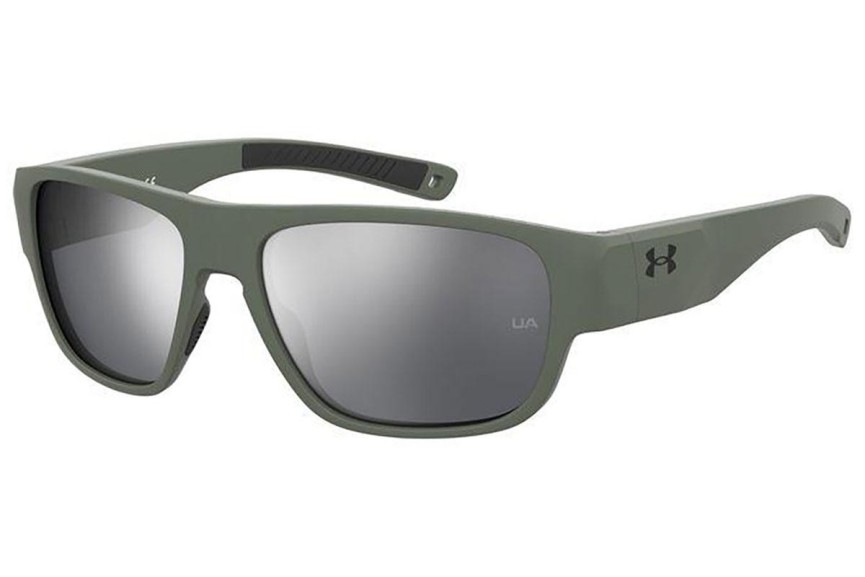 Okulary przeciwsłoneczne Under Armour UASCORCHER SIF/DC Kwadratowe Zielone