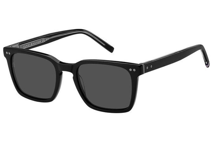 Okulary przeciwsłoneczne Tommy Hilfiger TH1971/S 807/IR Kwadratowe Czarne