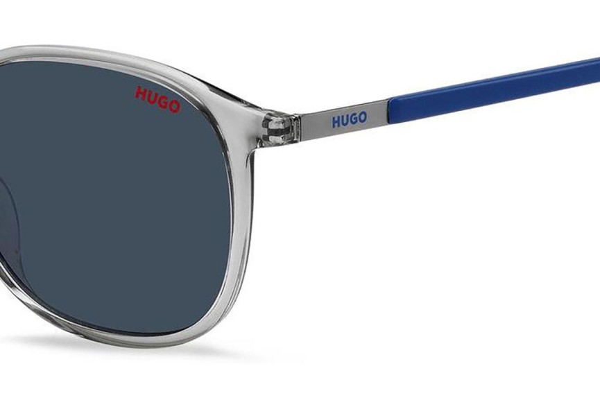 Okulary przeciwsłoneczne HUGO HG1229/S KB7/KU Okrągłe Szare