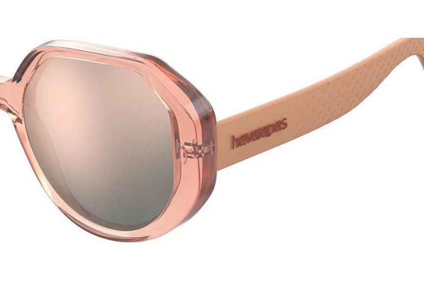 Okulary przeciwsłoneczne Havaianas TIJUCA 9R6/0J Nieregularny Różowe