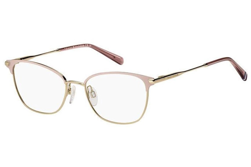 Okulary korekcyjne Tommy Hilfiger TH2002 PY3 Kocie oczy Złote