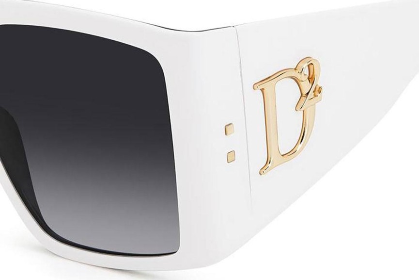 Okulary przeciwsłoneczne Dsquared2 D20096/S CCP/9O Kwadratowe Białe