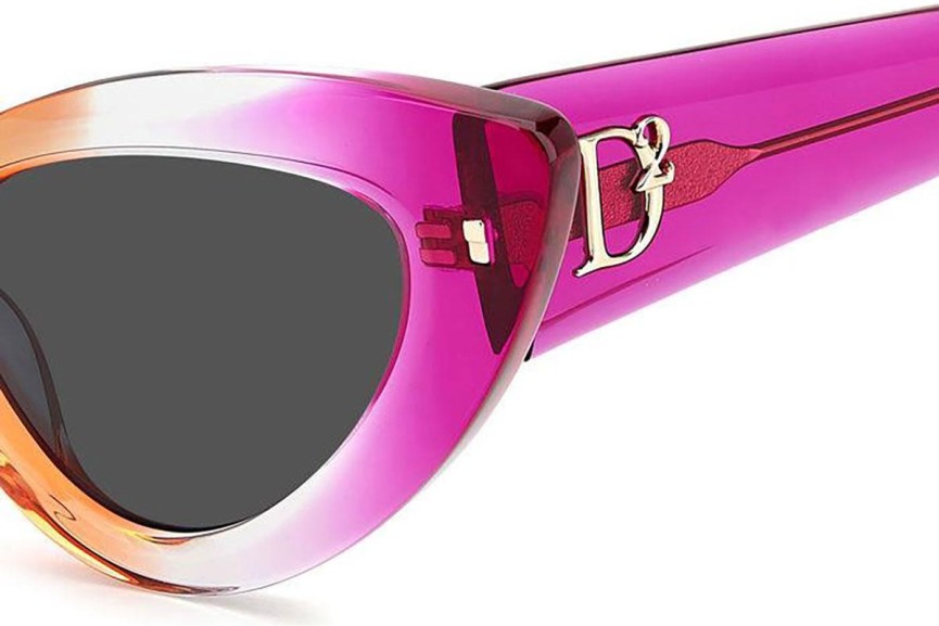 Okulary przeciwsłoneczne Dsquared2 D20092/S 838/IR Kocie oczy Wielokolorowe
