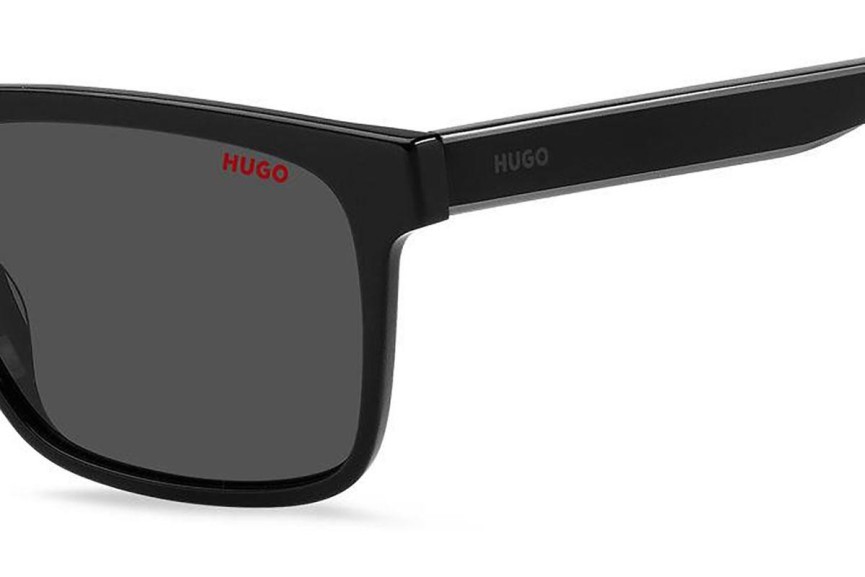 Okulary przeciwsłoneczne HUGO HG1242/S 807/IR Kwadratowe Czarne