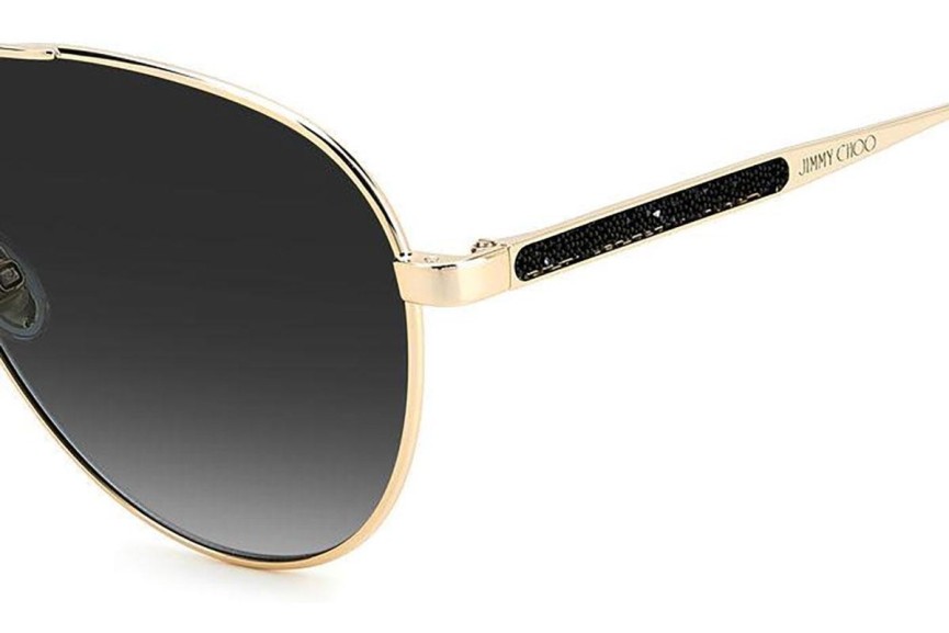 Okulary przeciwsłoneczne Jimmy Choo JIMENA/S 2M2/9O Pilotki (Aviator) Złote