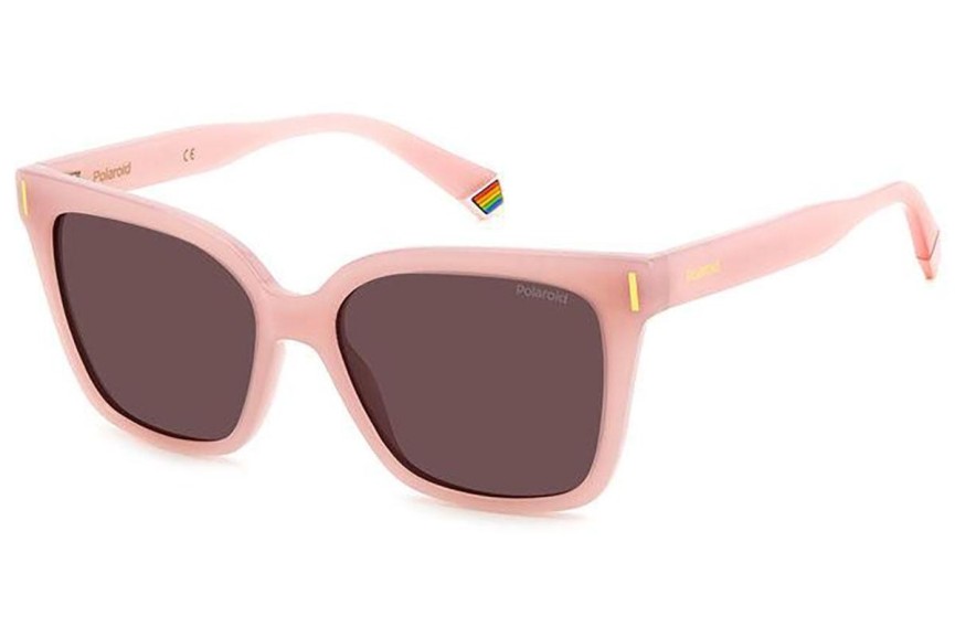 Слънчеви очила Polaroid PLD6192/S 35J/KL Polarized Око на котка Розова