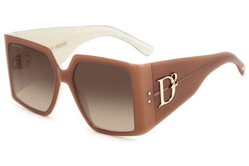 Okulary przeciwsłoneczne Dsquared2 D20096/S DLN/HA Kwadratowe Brązowe