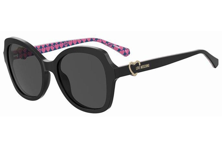 Ochelari de soare Love Moschino MOL059/S 807/IR Cat Eye Negri