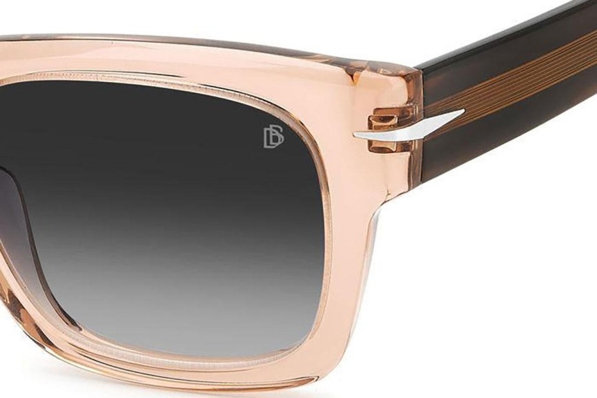 Okulary przeciwsłoneczne David Beckham DB7099/S ASA/9O Kwadratowe Beżowe
