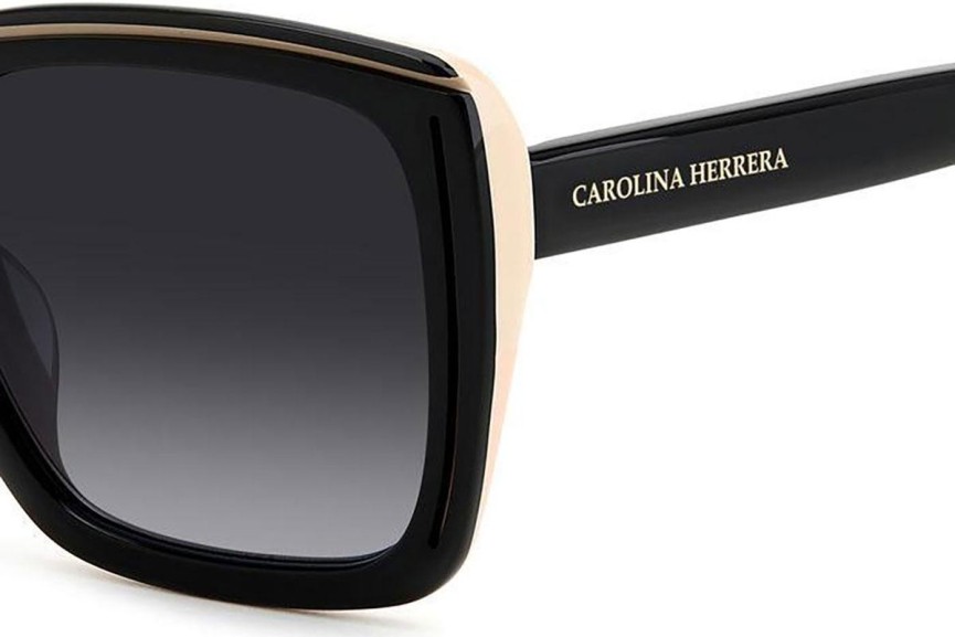 Ochelari de soare Carolina Herrera HER0143/G/S KDX/9O Pătrați Negri