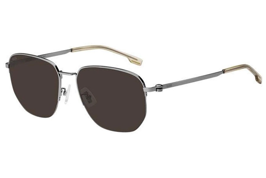 Okulary przeciwsłoneczne BOSS BOSS1538/F/SK 6LB/70 Prostokątne Srebrne